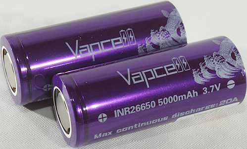 Test Review Of Vapcell Inr Mah Purple Rechargeable